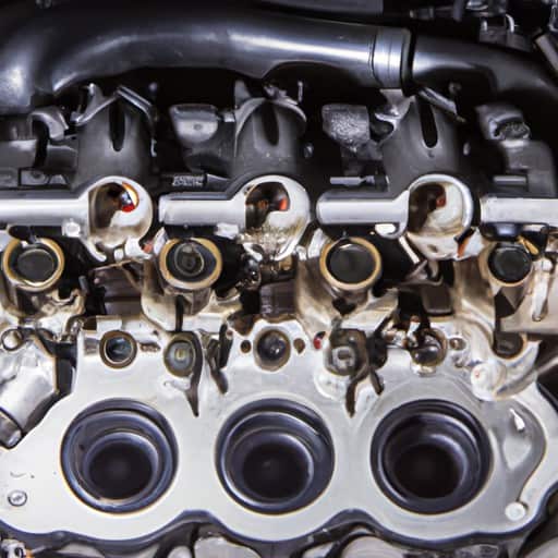 A well-maintained engine with clean components, illustrating the importance of regular maintenance